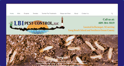 Desktop Screenshot of lbipestcontrol.com