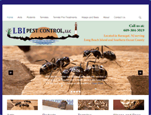 Tablet Screenshot of lbipestcontrol.com